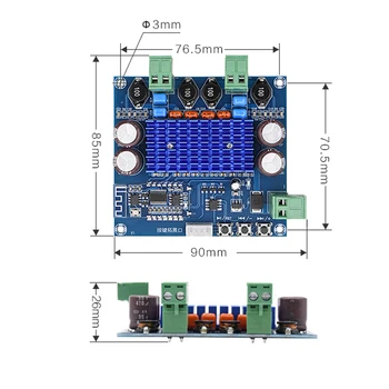 

Dual Channel 2X50W Digital Bluetooth Amplifier Board High Power Bluetooth Module TPA3116D2 Stereo Wireless Class D Amplifier DIY