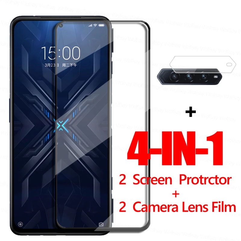 For Xiaomi Black Shark 4 Pro Glass Screen Protector 4S Tempered Protective Phone Film | Мобильные телефоны и аксессуары