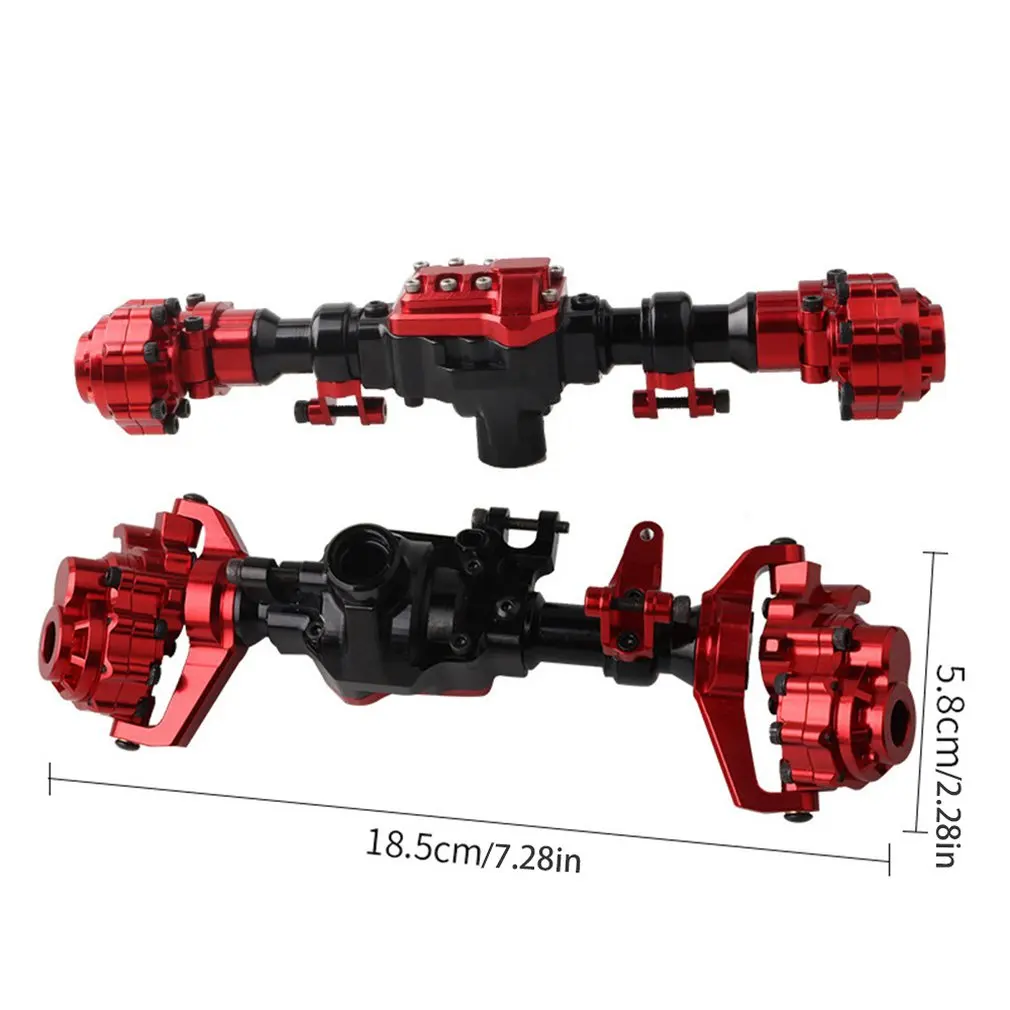 Traxxas4 Trx-4 защита для скалолазания автомобиля Передняя и задняя ось металлический корпус оборудование Модификация аксессуары для обновления