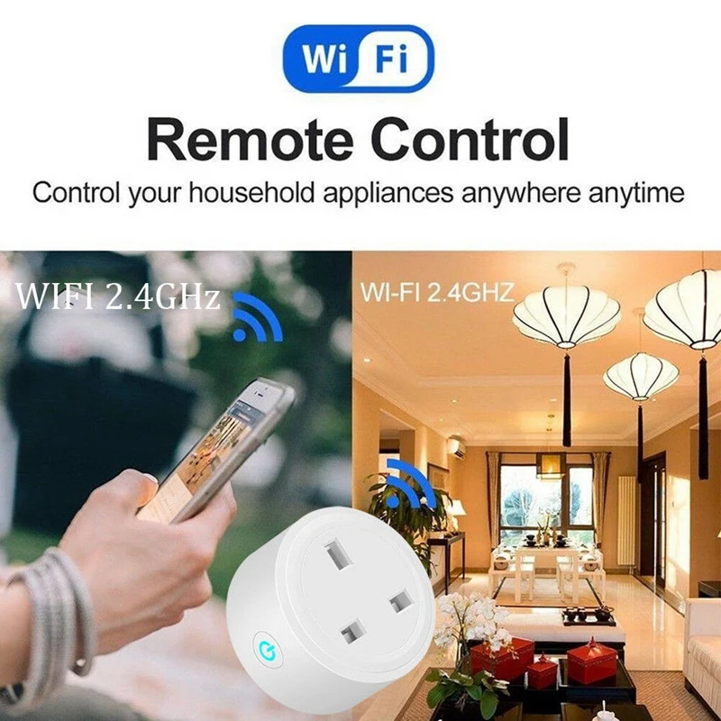 10X X6 управление через приложение умная Wifi розетка Совместимость с Alexa, Google Home& IFTTT, 2,4G 10A Wi-Fi розетка US Plug