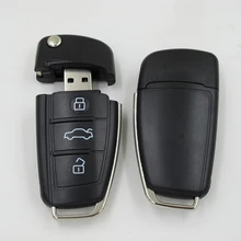 Audi Автомобильный ключ флэш-накопитель с логотипом 128 ГБ USB флэш-накопитель 256 ГБ 128 Гб 64 ГБ 32 ГБ Кле USB 2,0 Флешка карта памяти флэш-диск
