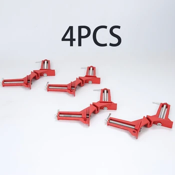 

4pcs Right Angle Clip Photo Picture Frame Clamp Fast Fixing Woodwork Hand Tools