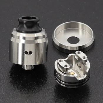 

VapSea WAVE RDA atomizer 22mm RDA Single Coil 24mm Tank atomizer with Squonk Bottom feeder pin