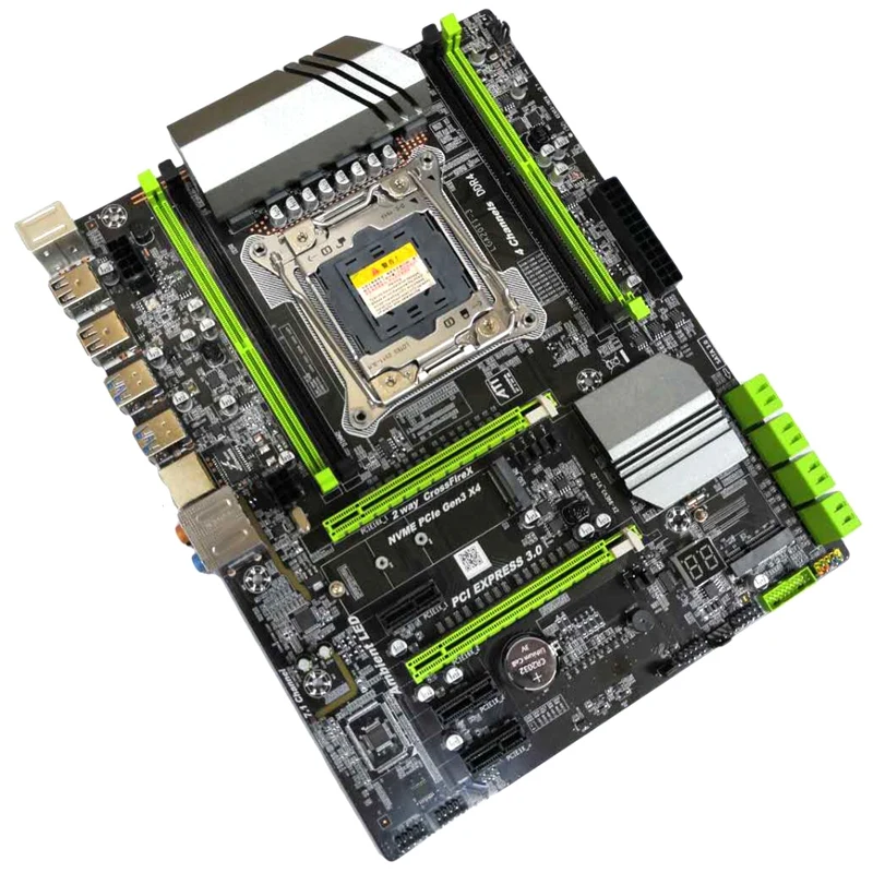 AAAJ-X99 LGA2011-3 материнская плата для Intel I7 E5 4-канальный DDR4 2133/2400/2800 32G Оперативная память, NVME SSD M.2, SATA2.0, USB3.0, PCIE16X слотов для карт