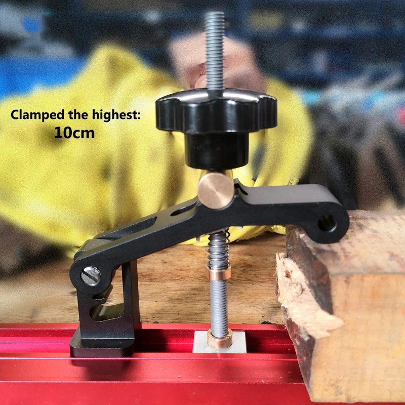 

1Set Universal Clamping Blocks Platen Miter Track Clamping Blocks Woodworking Joint Quick Acting Hold Down Clamp Set