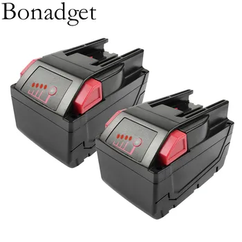 

Bonadget 28V 6.0Ah Li-Ion Battery For Milwaukee 28V M28 48-11-2830 0730-20 Rechargeable Battery Replacement Power Tools Battery