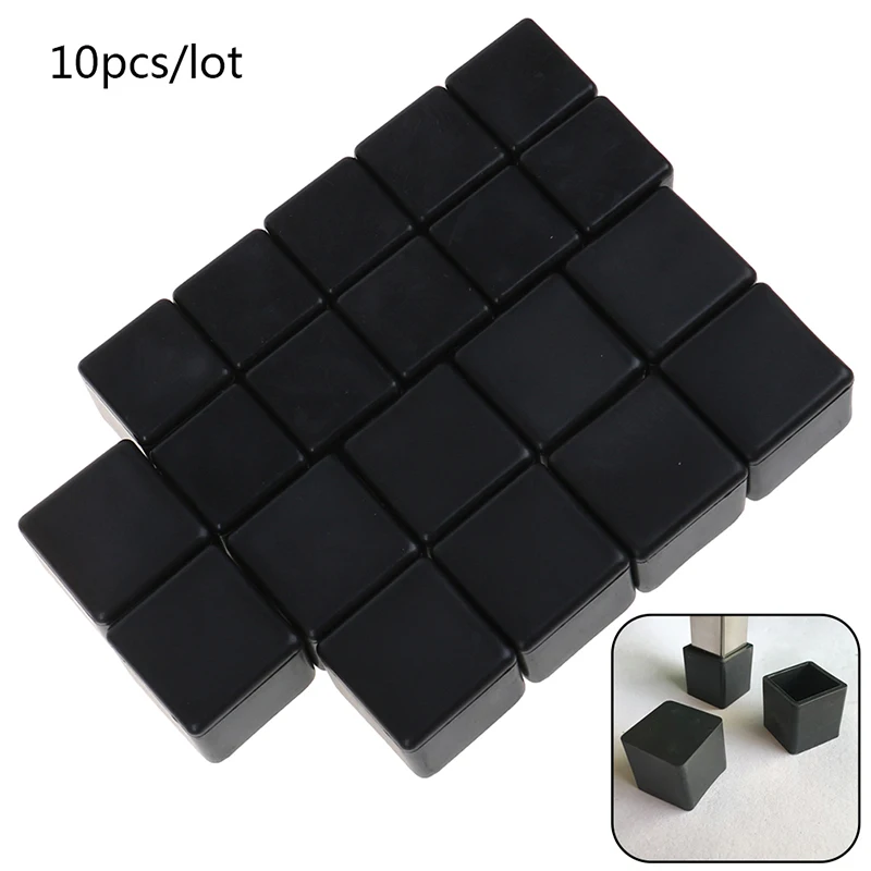 Мебельные нивелирные ножки 10 шт. квадратные силиконовые колпачки для ножек стула