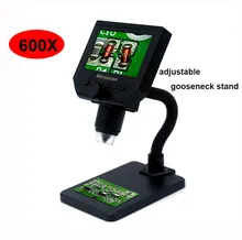 600X Digital electronic USB microscope digital soldering video microscope camera 4.3 inch lcd Endoscope magnifying Camera G600 600x 3 6mp 4 3 inch hd led digital microscope mobile phone maintenance microscope electronic microscope video magnifier