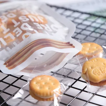 

19*14cm Cookies Bag Nuts Candy bag Waterproof Seal 50pcs Bottles Bags Practical