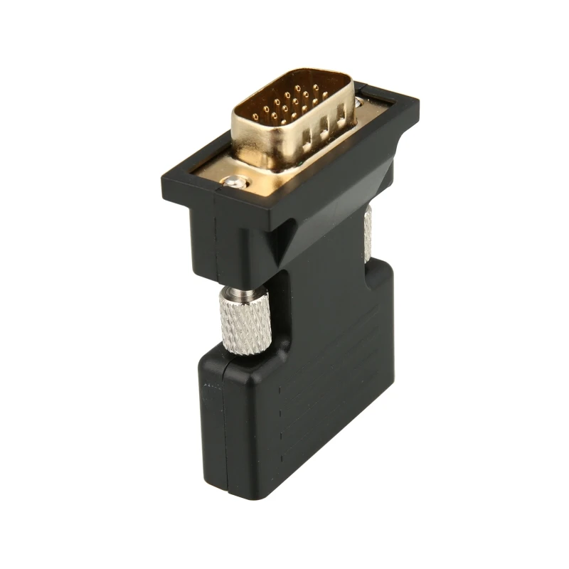 HDMI Femmina a VGA Maschio del Convertitore con 3.5mm Audio Cavo di Sostegno 1080P 720p Uscita Del