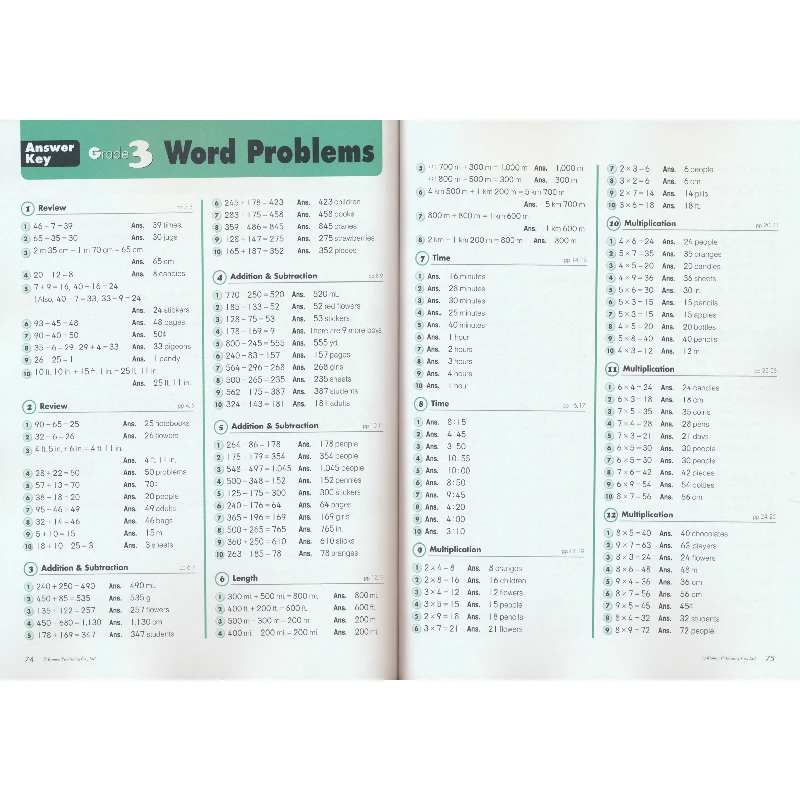 6 Books/set Kumon Math Workbooks Word Problems G1-g6 Exercises English Application Problems Primary School Thinking Training - Languages - AliExpress