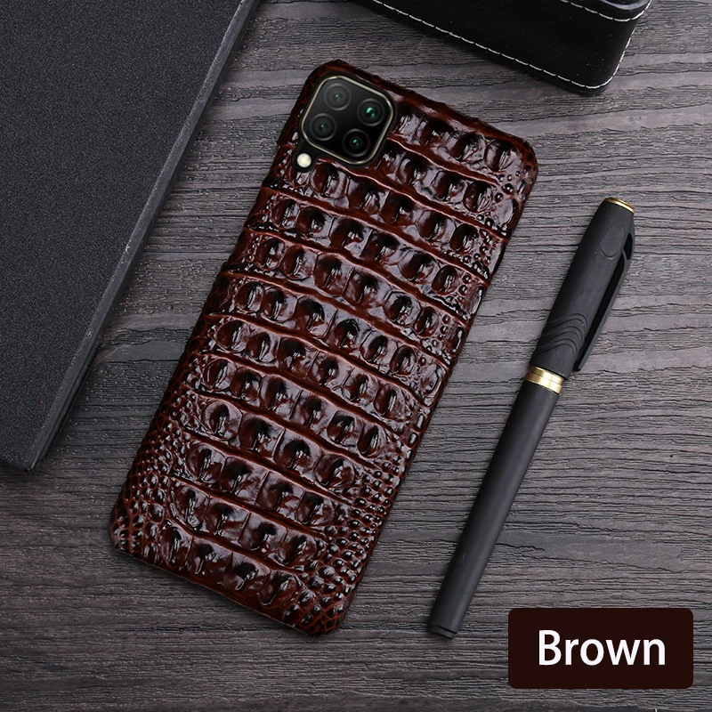 Leather Phone Case For Huawei Honor 30 30S X10 20 20i 10 10i 9 8 Lite 9X 8X Max 7X 7A V30 Pro V20 V10 Cases Crocodile Back Cover huawei phone cover Cases For Huawei