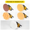 HIFESON Pneumatic  Polisher Air Sander 5'' 125mm Car Paint Care Tool Polishing Random Orbital Palm Machine Wood Working Grinder 2