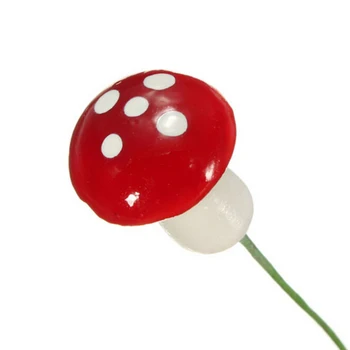

Newest Artificial Mini Mushroom Simulation Plant Micro Landscape Potted Plant Decoration Crafts Garden Terrarium Resin