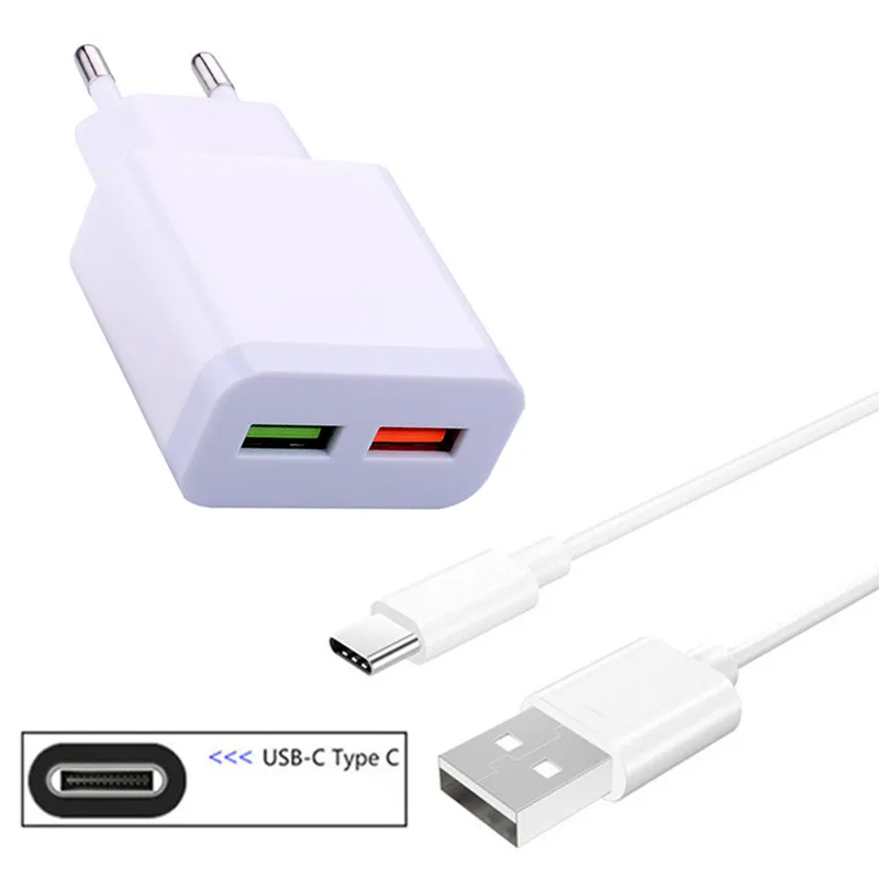 Зарядный кабель USB Type-C для Nokia 7 1 8 Samsung Galaxy S10 M40 A20e A30 A70 Sony Xperia 10 XZ2 Premium XA1 | Мобильные