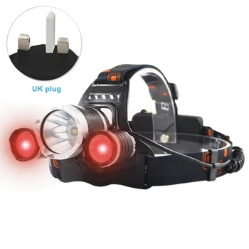 

Waterproof Lightweight Portable Headwear Climbing LED Headlamp Caving Hiking USB Rechargeable Adjustable Angle Durable