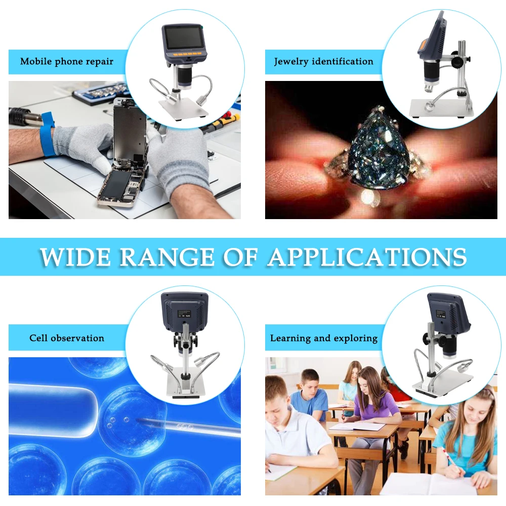 Цифровой Микроскоп USB для ремонта телефона пайка инструмент оценка ювелирных изделий биологическое использование подарок для детей