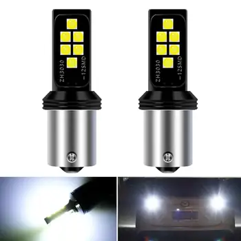

2x P21W LED Canbus BA15S 1156 Bulb Car Reverse Signal Lamp DRL NO Error For Mercedes Mercedes C200 2014/Seat Leon MK2 2012