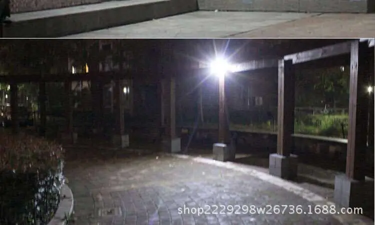 Перекрестная граница для солнечного света 48LED зондирование настенный светильник наружная Водонепроницаемая садовая лампа для внутреннего человеческого зондирования Cob