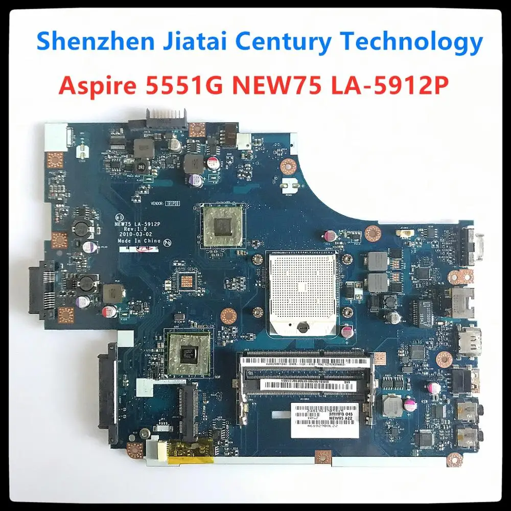 NEW75 LA 5912P материнская плата для ноутбука Acer aspire 5551 5551G 5552 5552G E640 MBNA102001 MB.NA102.001 DDR3
