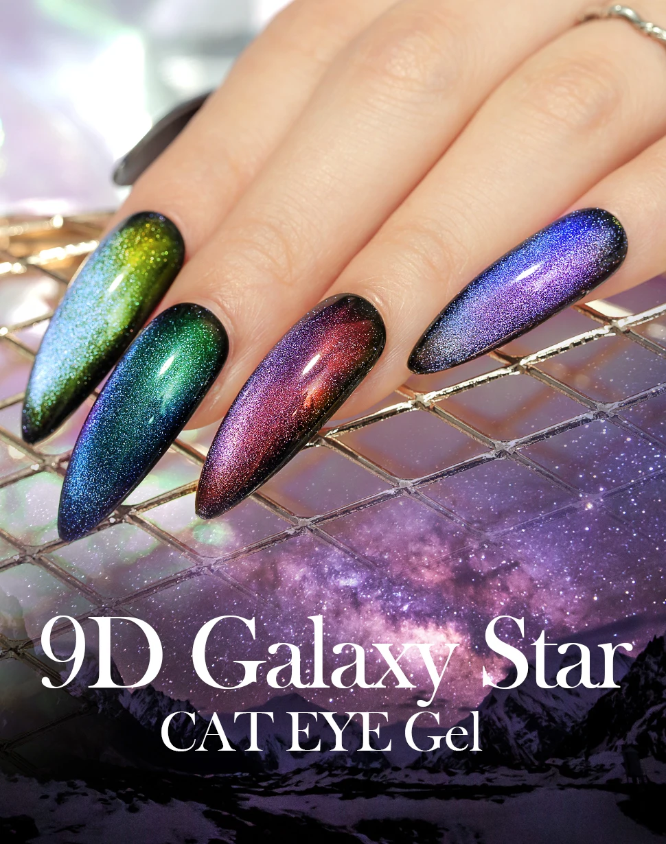 Azure beauty 10 шт./лот 36 Вт Z3 лампа Galaxy кошачий глаз гель замочить от УФ/светодиодный долговечный с черным покрытием кисти для ногтей магнит палочки наборы