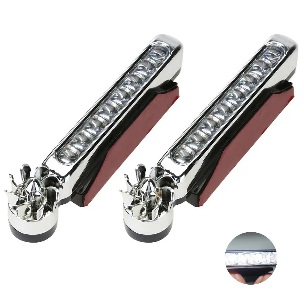 

2Pcs Wind Power Car Auto Styling DRL Day Time Running Signal LED Light Lamp