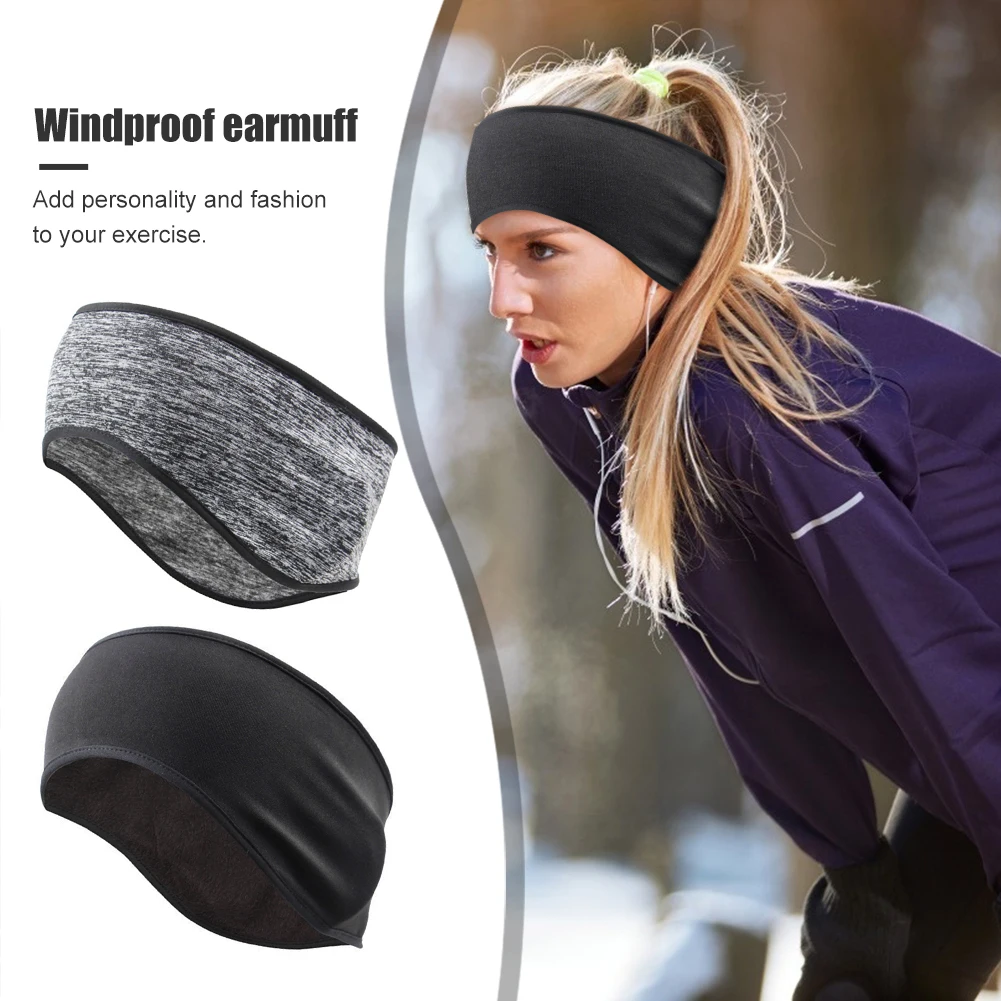 TaimeiMao Sport Stirnband Winter - 2 Stück Ohrenwärmer Für Damen & Herren | Weich & Elastisch
