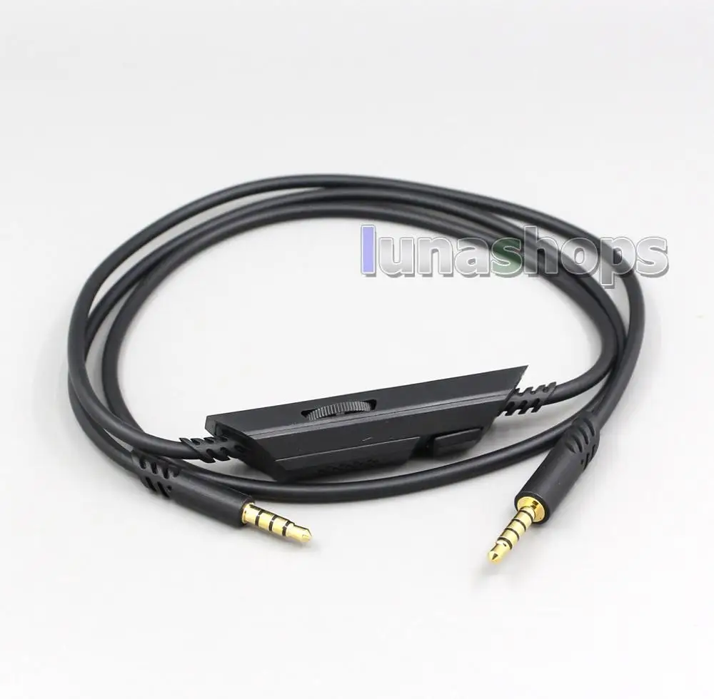 LN006828 New Type Volume Control Gaming Headphone Cable For Logitech Astro A10 A40 A30 A50 Xbox One Play Station PS4