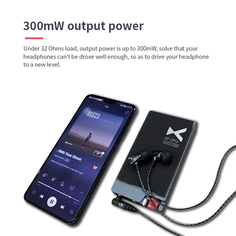 XDUOO XP 2Pro Portable USB DAC Headphone Amplifier AK4452 Chip AMP Decoder With Mic Noise Cancellation NFC Pairing SBC AAC APTX