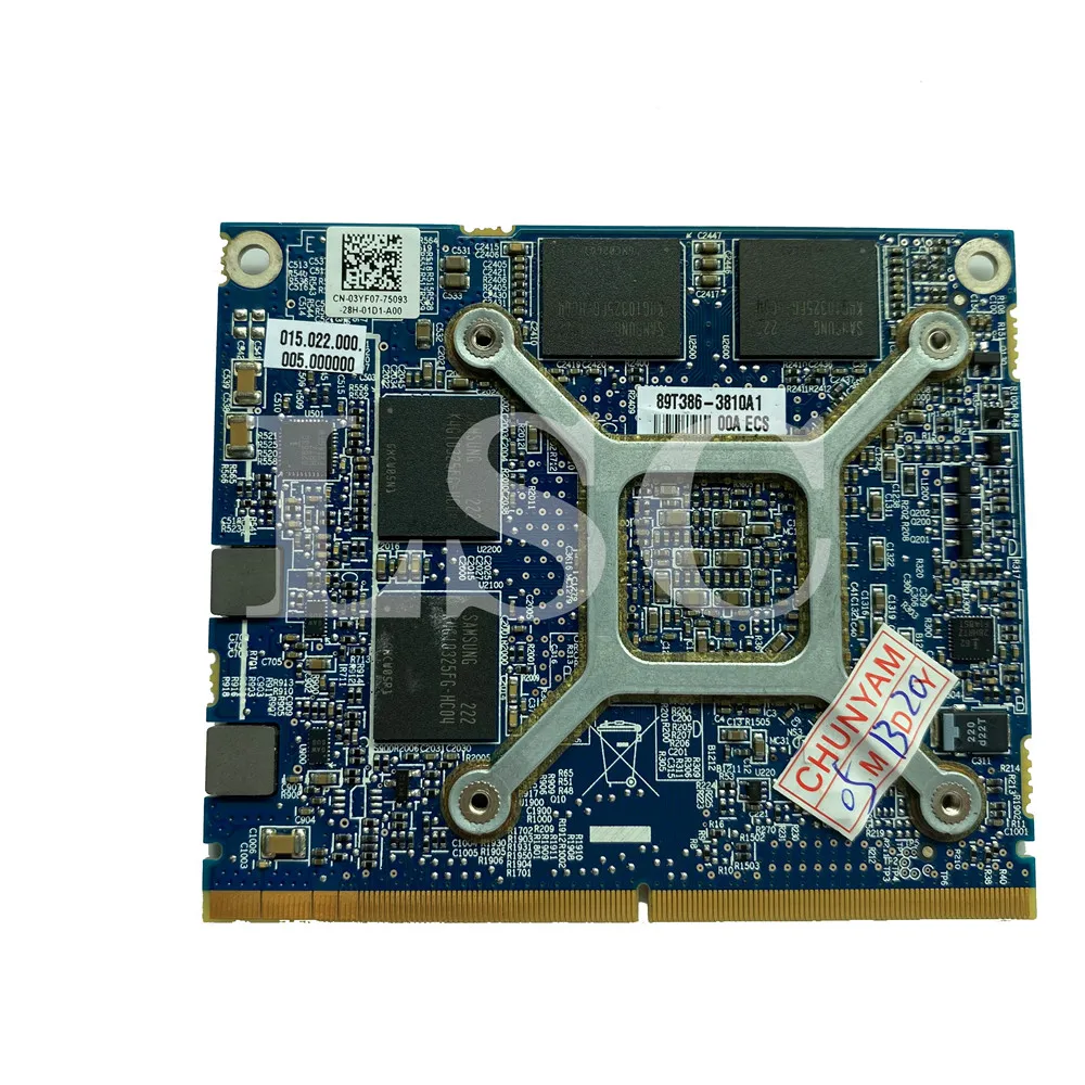 Видеокарта LSC для Dell M4600 M4700 M4800 CN 03YF07 3YF07 M4000 1G Graphics VGA 216 0934044 109 C42251 00A|Компьютерные