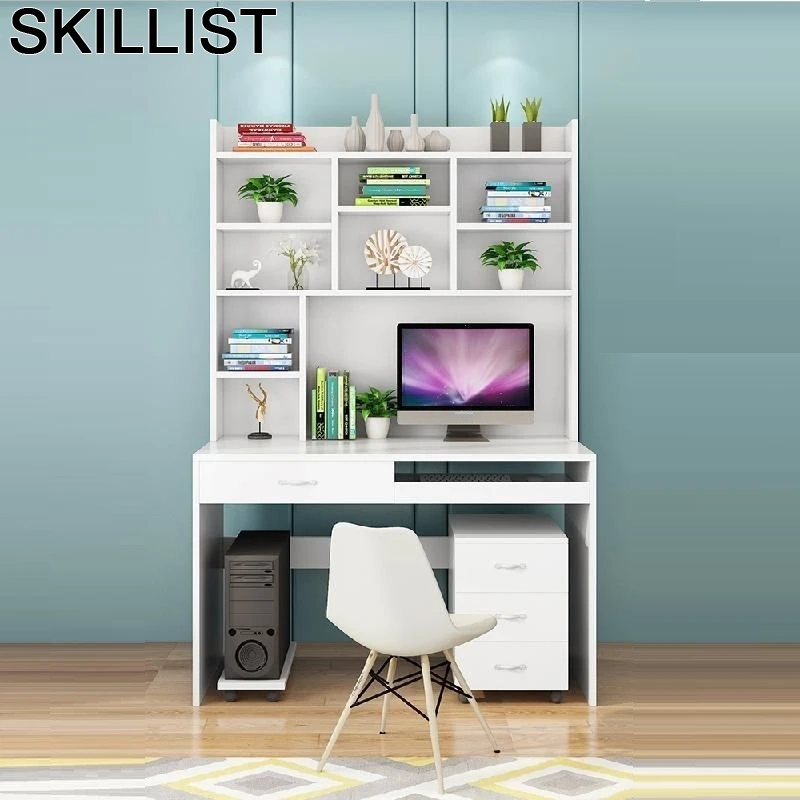 

Ordinateur Portable Mesa Tafelkleed Notebook Mueble Bed Tray Escritorio Desk Stand Tablo Laptop Computer Table With Bookshelf