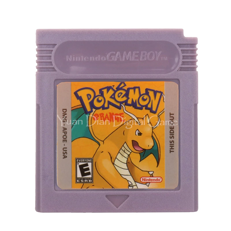 For Nintendo Gbc Video Game Cartridge Console Card Poke Series Orange English Language Version Replacement Parts Accessories Aliexpress