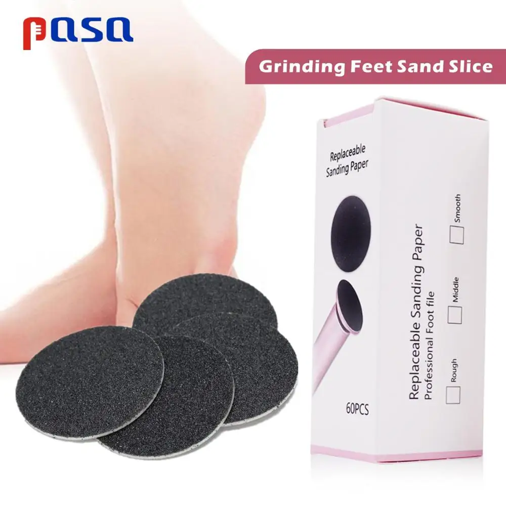 60pcs Replacement Sandpaper Discs Pad For Electric Foot File Callus