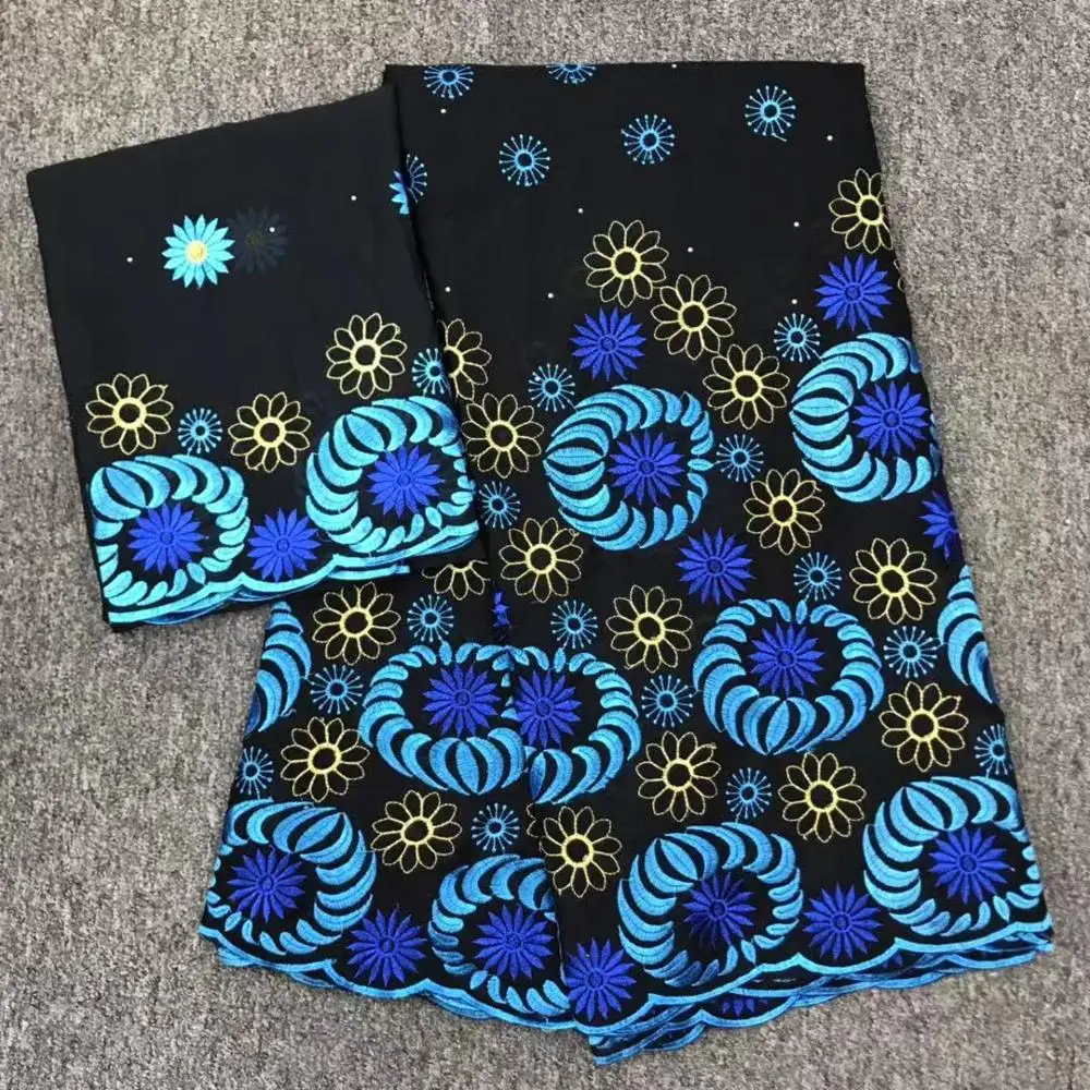 7 ярдов/комплект) Высококачественная африканская кружевная вуаль ткань новейший дизайн швейцарское хлопчатобумажное кружево для вечернего платья Лучшая цена