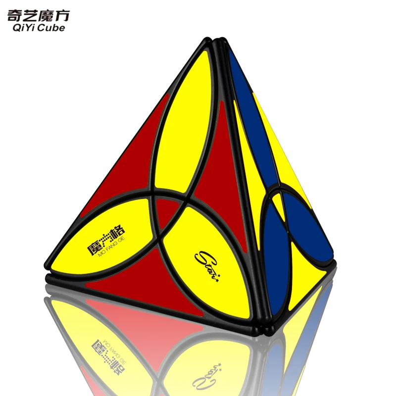 Newest Qiyi Pyramid Mastermorphix 3x3  Magic Cube Twisty Puzzle Toy Gift 