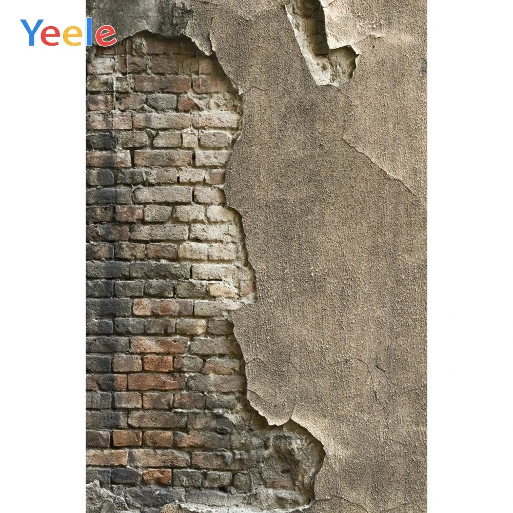 Старый винтажный фон с кирпичной стенкой Yeele гранж новорожденный детский душ