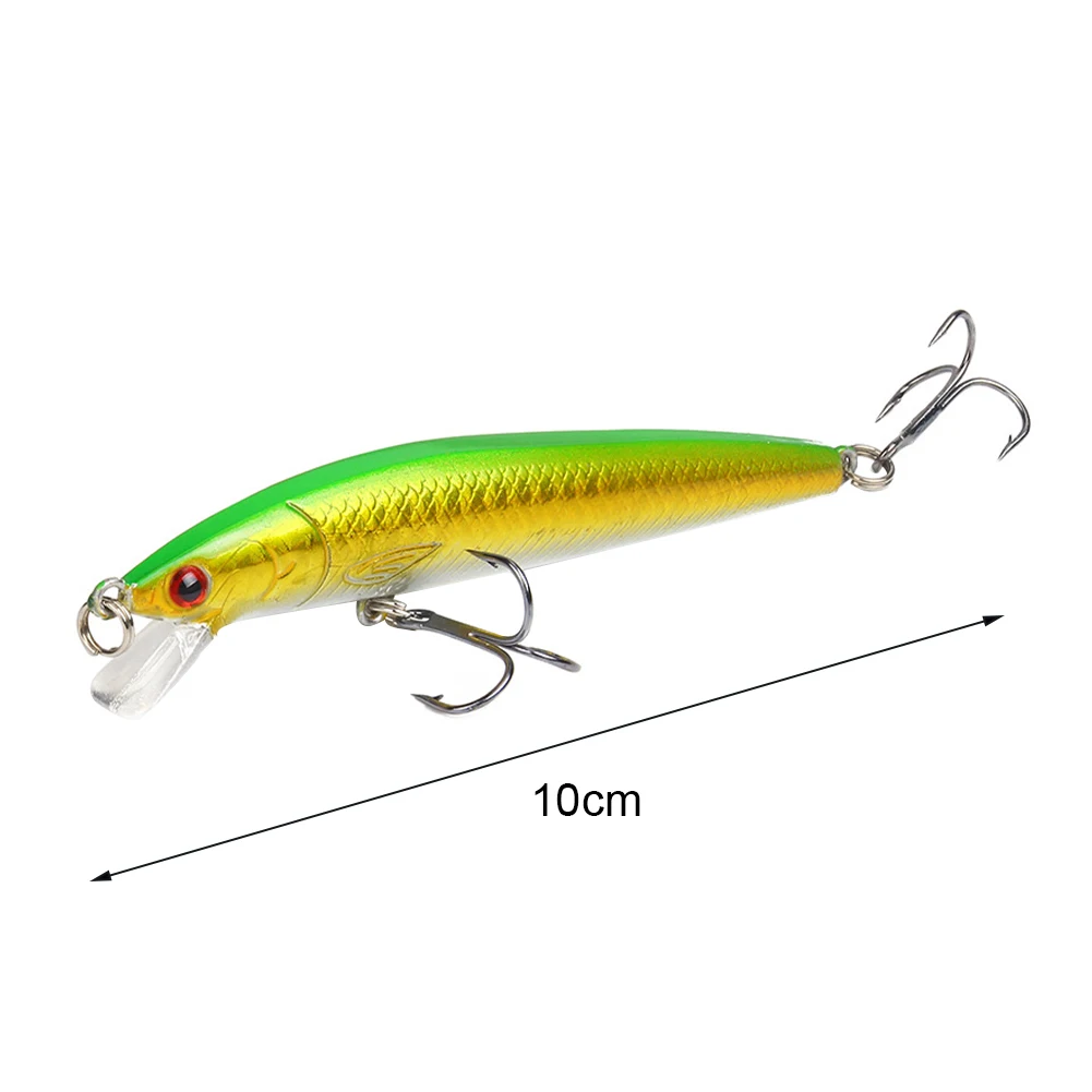 1PC Minnow Fishing Lures 10cm 7g Floating Artificial Hard Bait Bass  Wobblers Lures Crankbait Pike Treble Hooks Fishing Tackle - AliExpress