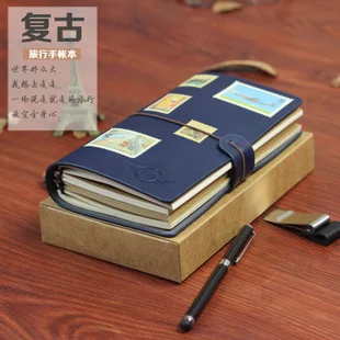 A5 Imitation Leather Surface Creative Notebook Customized Business Conference Belt Buckle Paperback Office Notebook Customizable