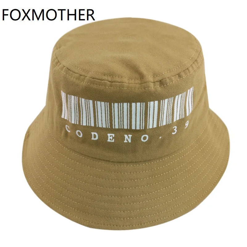 Мужская шляпка-ведро FOXMOTHER черно-белая или синяя шляпка в стиле хип-хоп No 39 для