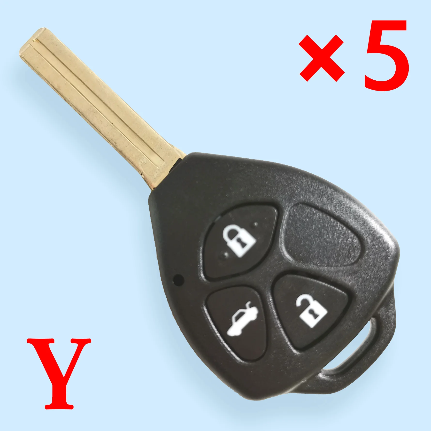3-кнопочный корпус дистанционного ключа для Toyota-комплект из 5 шт. | Автомобили и