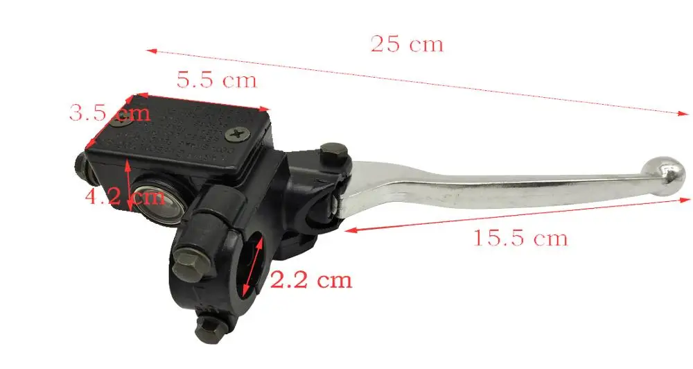 A129 мотоцикл передний тормозной цилиндр дисковый тормозной насос для Yamaha ZY100 JG100 RS100 RSZ100 22 мм гидравлический тормоз сцепления мотокросса