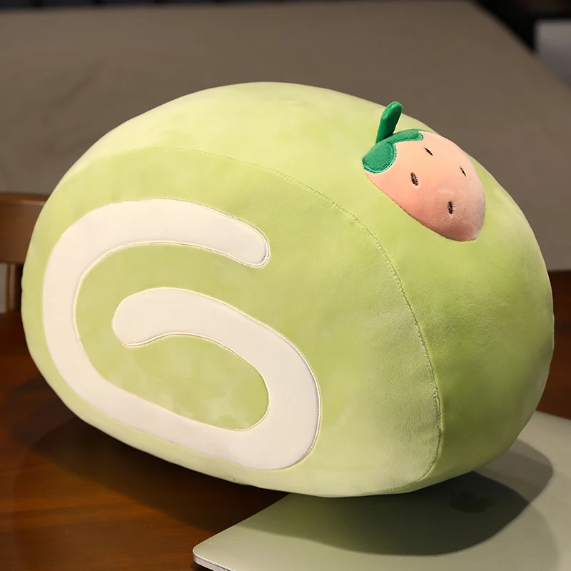 Almohada de peluche en forma de comida de simulación 3D, juguetes de peluche de pastel de frutas creativo, cojín de sofá de peluche, decoración del hogar, Regalos divertidos para niños de 40cm