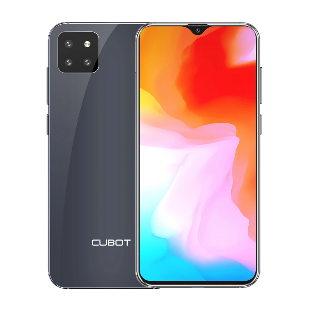 Black Смартфон Cubot X20 Pro 6," FHD+ 2340*1080P экран капли воды 6 ГБ+ 128 ГБ Google Android 9,0 Sony AI Тройная камера 12MP+20MP+8MP Лицо ID Телефон Cellura Процессор Helio P60 4000 мАч Батарея - Цвет: Black