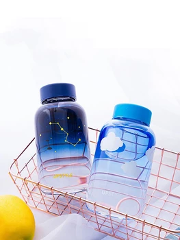 

Simple Modern Portable Glass Water Bottle Fitness Kawaii Glass Portable Silicone Water Bottle Plastic Water Containers II50SPHSH