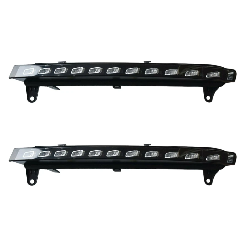 

LED DRL for A u d i Q7 2007 2008 2009 Fog Lamp Daytime Running Light with Turn Signal