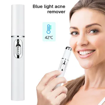 

KD-7910 Acne Laser Pen Portable Wrinkle Removal Machine Durable Soft Scar Remover Device Blue Light Therapy Pen Massage Relax
