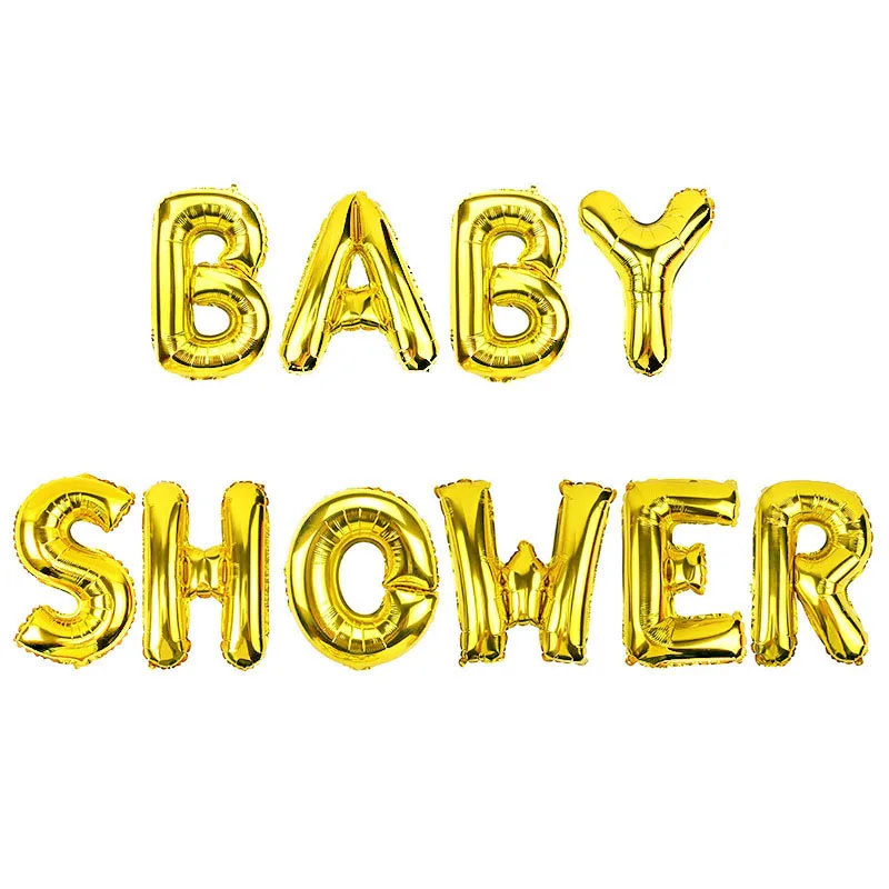 Lincaier 16 дюймов фольга розовое золото шары для детей Babyshower его мальчик девочка Oh украшения для детской вечеринки пол показать товары