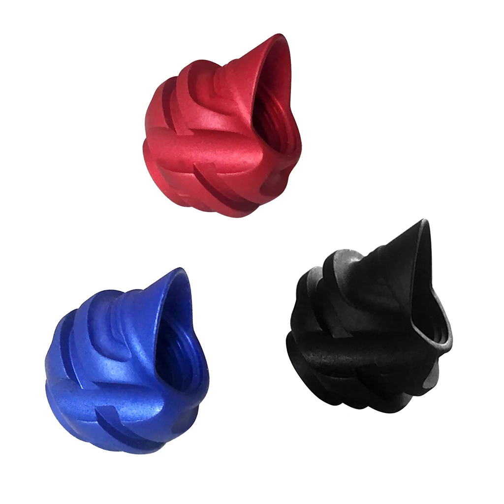 Aluminium Alloy 45 Degree Archery Bow Hooded Peep Sight Hunting Shooting Accessories for Compound Bow Black Blue Red