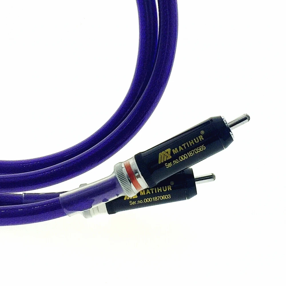 Hi Fi VAN DEN HUL MC SILVER IT 65G RCA штекер DIY Соединительный аудио кабель на заказ|Кабели VGA| |