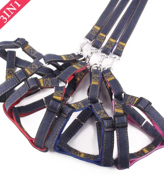 

Dog leash Nylon Pet Dog Leash and collar set for dog & cat Running Training Walking Collar and Harness Adjustable dog leash rope
